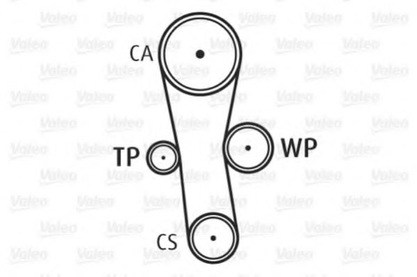 VALEO 614505 Water Pump & Timing Belt Kit